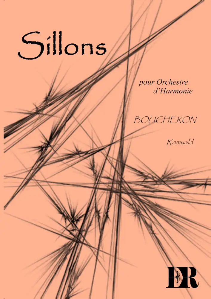 Couverture de la partition "Sillons" éditée aux Éditions Romulus.