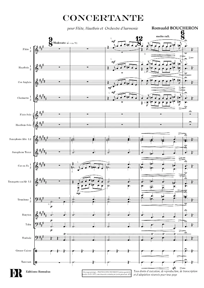 Extrait de la partition "Concertante" en résolution dégradée.