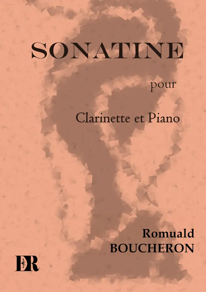 Couverture de la partition "Sonatine" éditée aux Éditions Romulus.