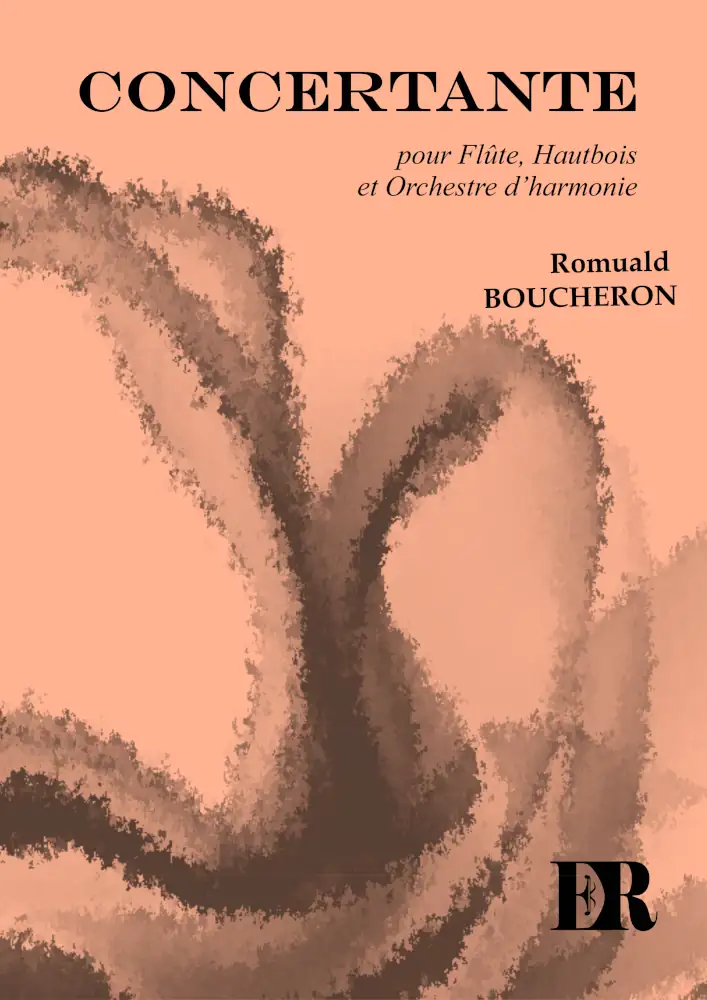 Couverture de la partition "Concertante" éditée aux Éditions Romulus.