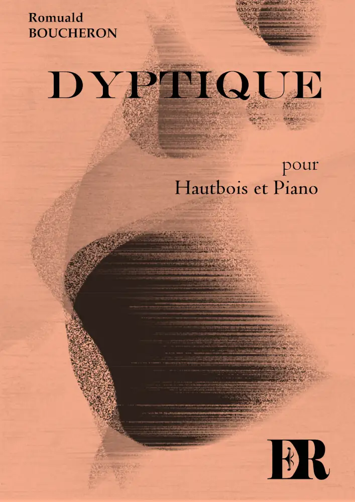 Couverture de la partition "Dyptique" éditée aux Éditions Romulus.