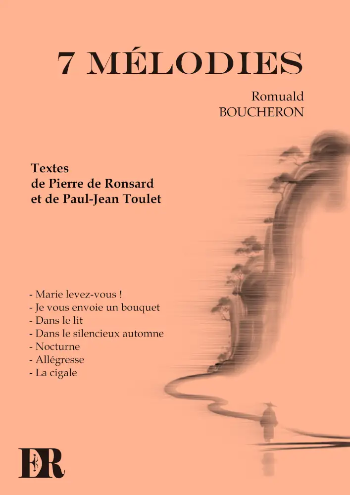 Couverture de la partition "7 Mélodies" éditée aux Éditions Romulus.
