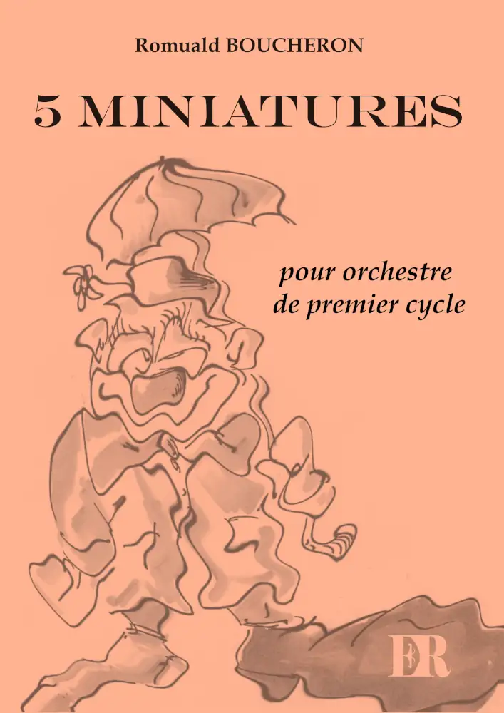 Couverture de la partition "5 Miniatures" éditée aux Éditions Romulus.